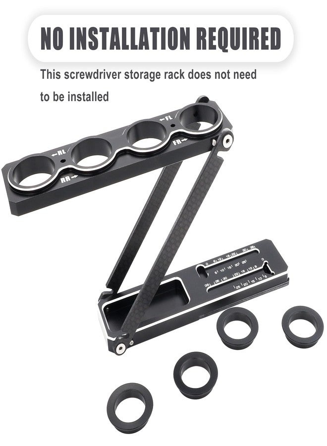 HOPLEX Multi-Function Aluminum RC Car Shock Stand Shock Absorber Rack Holder w/Magnetic Strip Articulation Shock Stand Professional RC Part for 1/10 on-Road/Off-Road 1/8 on-Road/GT - Image 4